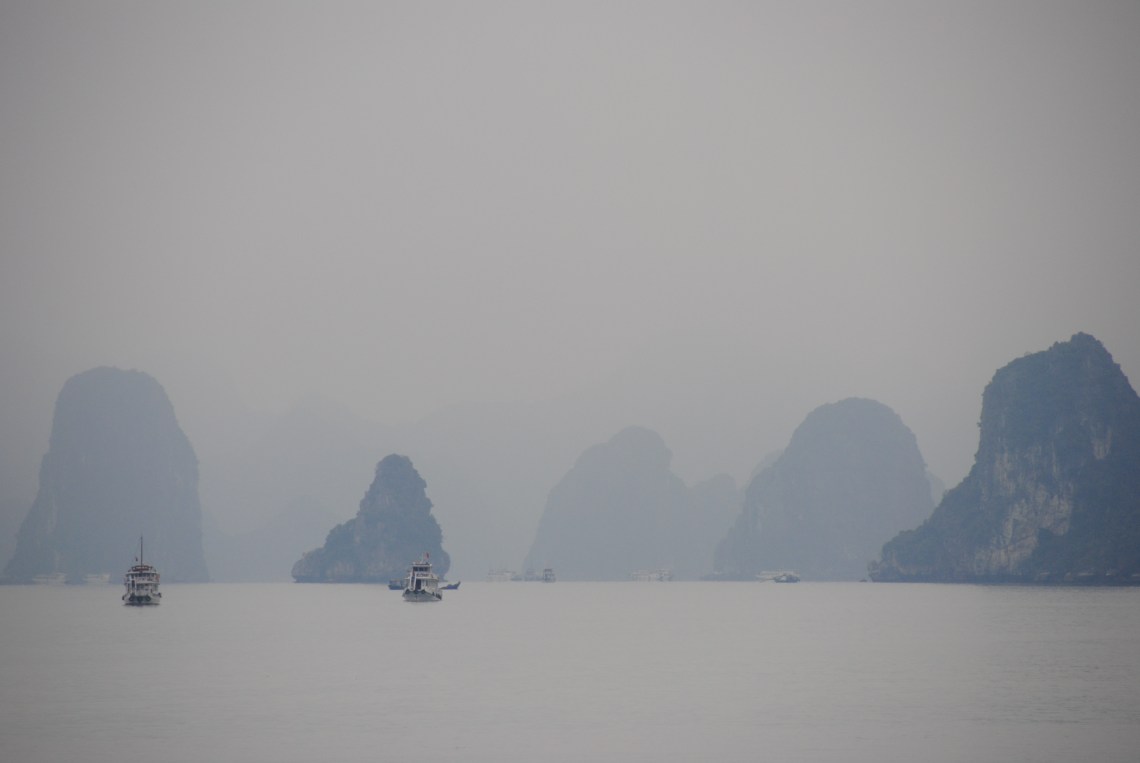 soil and thread Halong Bay Vietnam